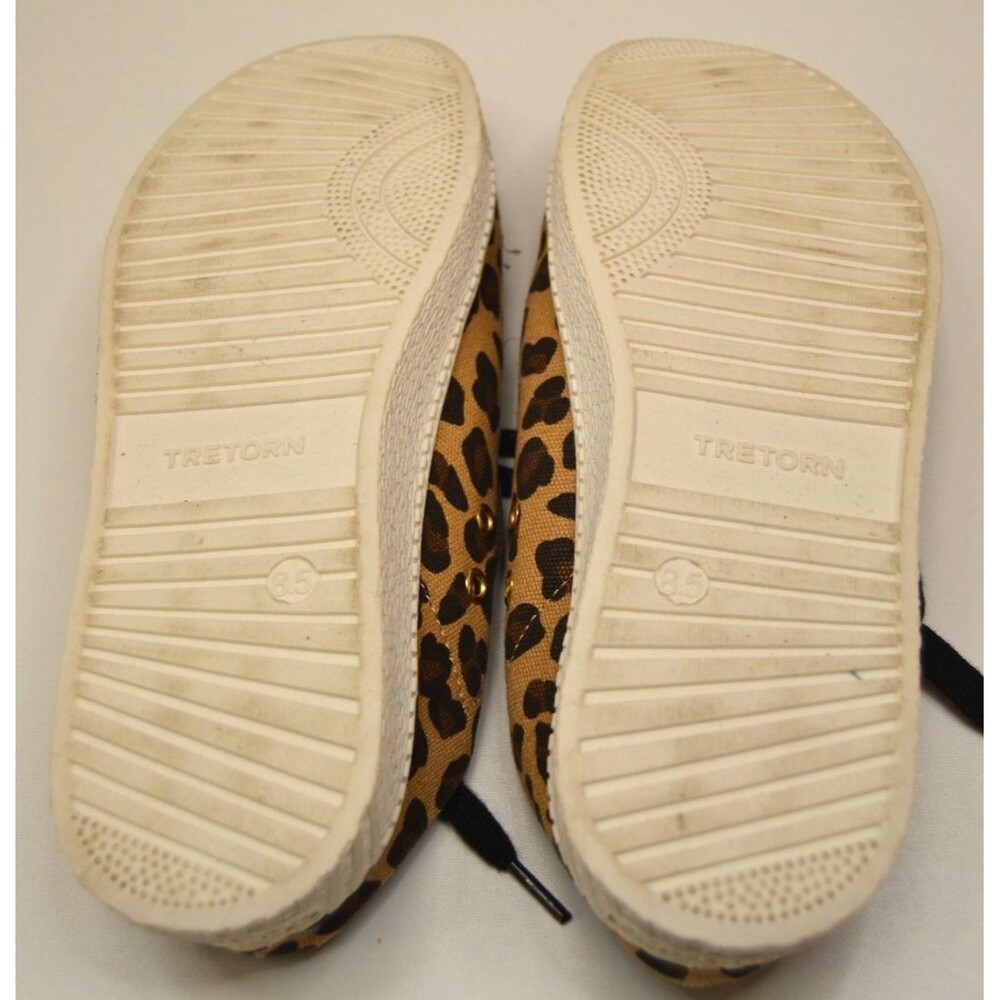 Tretorn Women's Leopard Print Mule Size 8.5 Shoe Slip- On Lace-Up - Picture 8 of 9